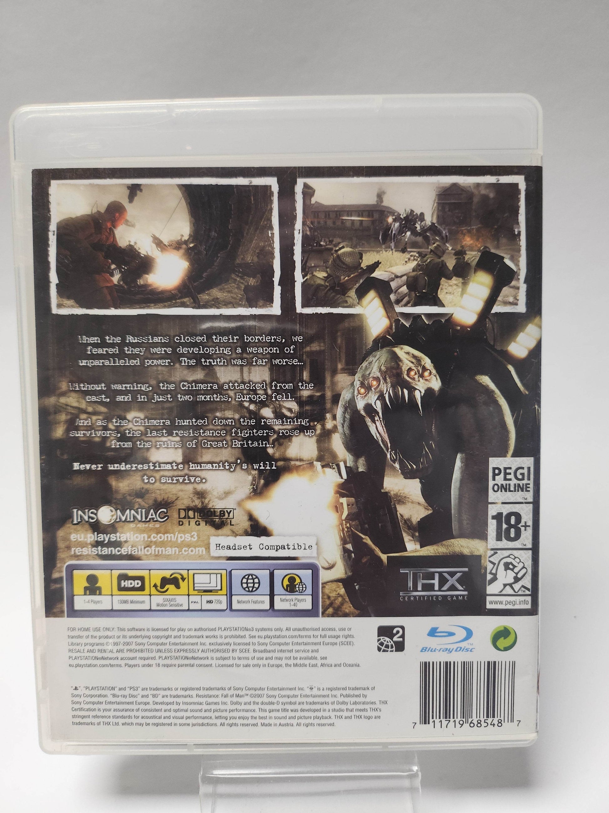 Resistance Fall of Man (No Book) PlayStation 3 - Feniks Gameshop