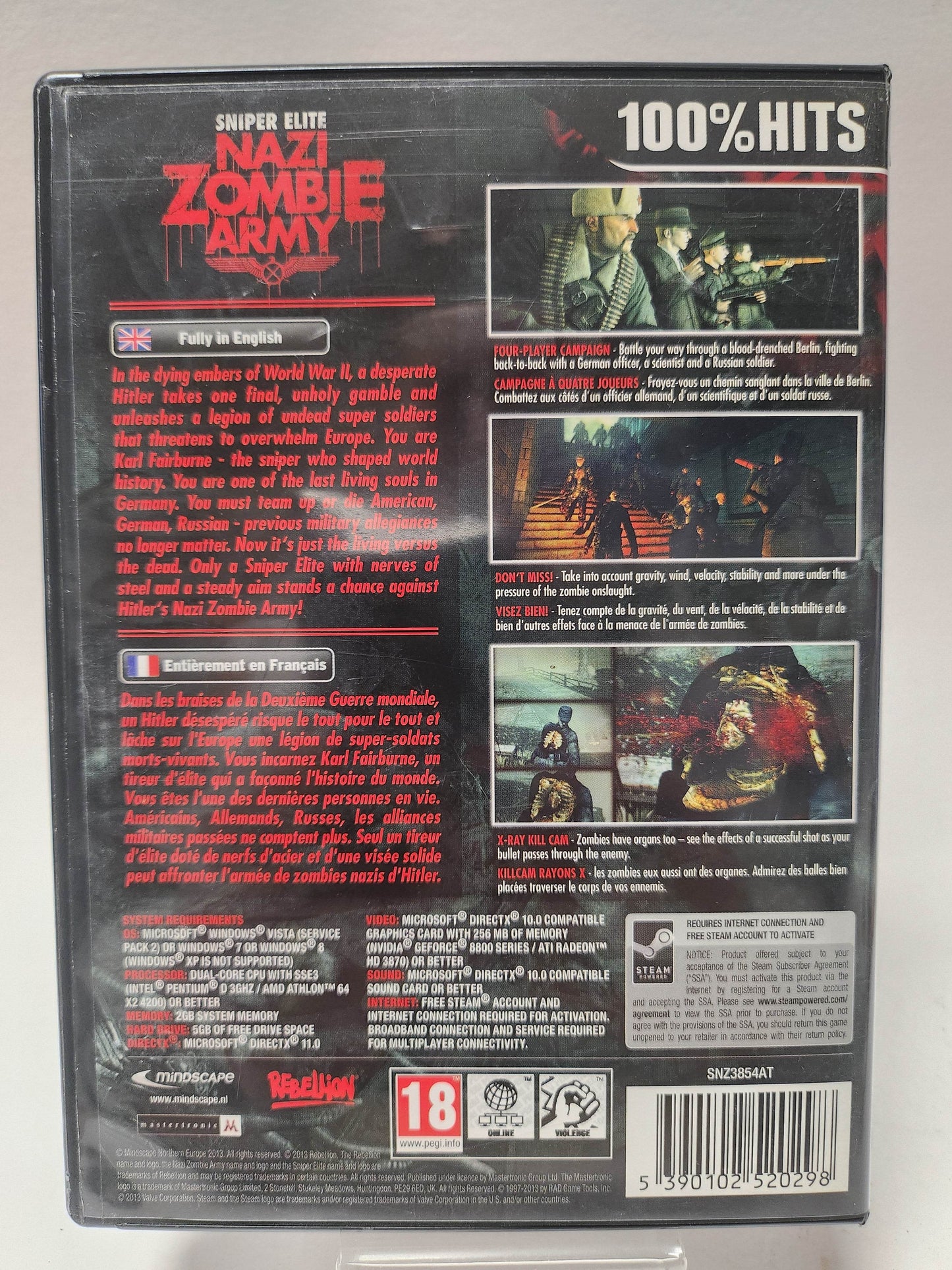 Sniper Elite Nazi Zombie Army (No Book) PC - Feniks Gameshop