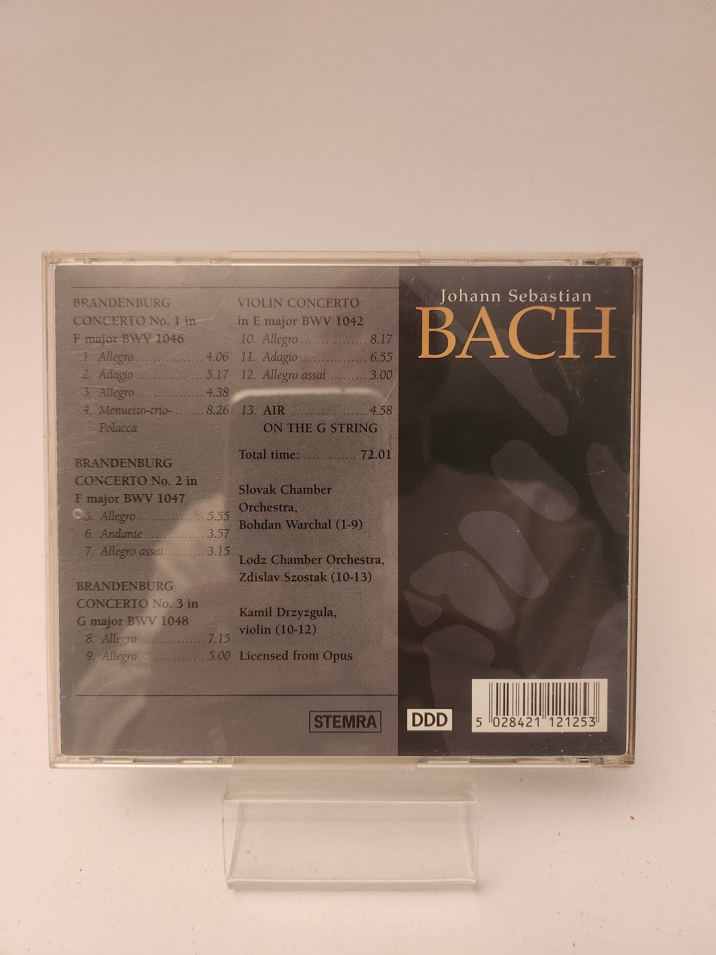 Bach: Brandenburg Concertos 1-2-3 CD