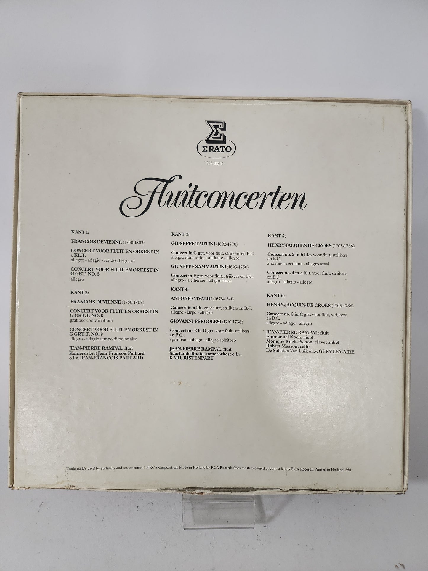 Fluitconcerten 3LP Vinyl