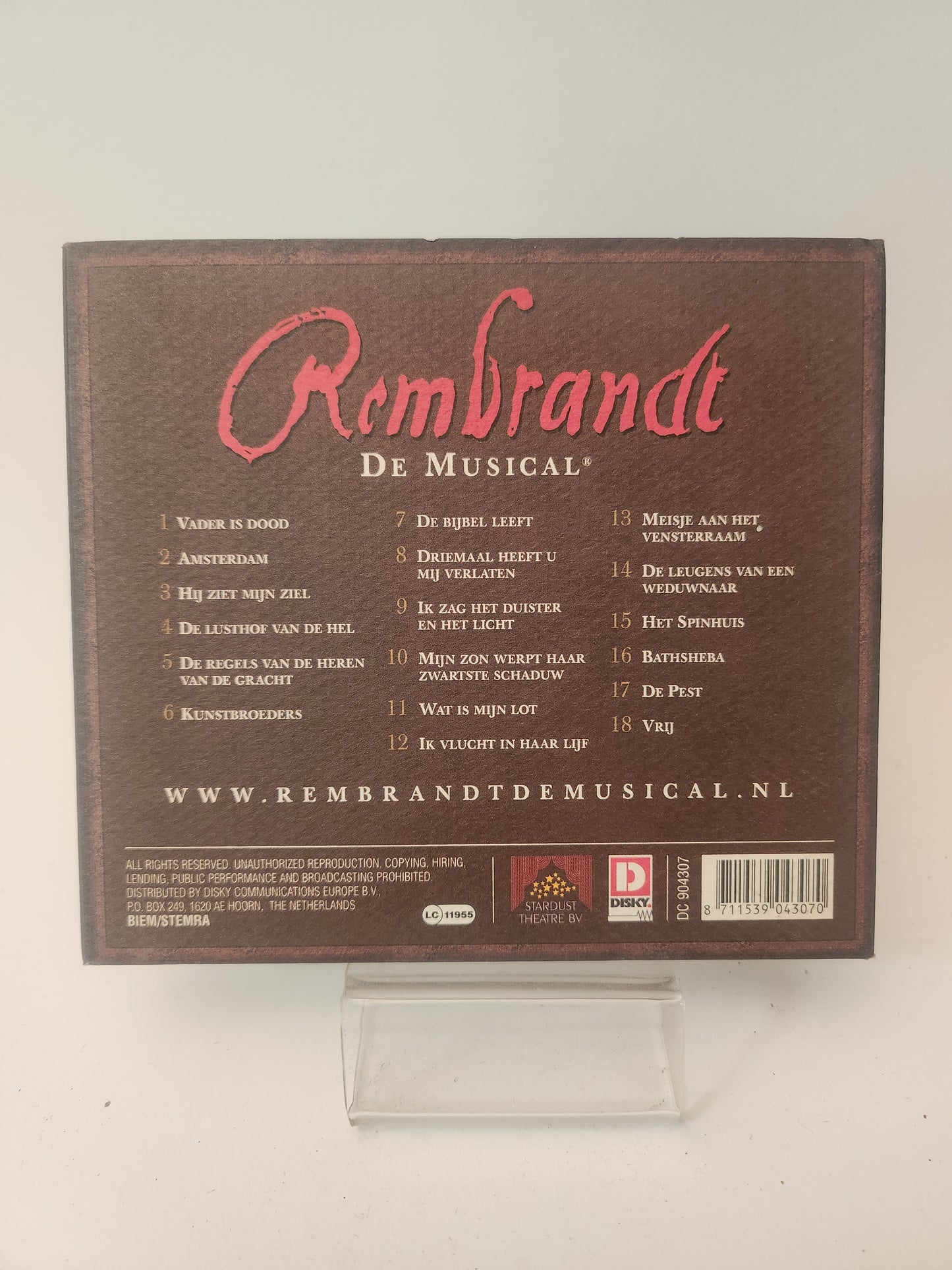 Rembrandt de Musical CD