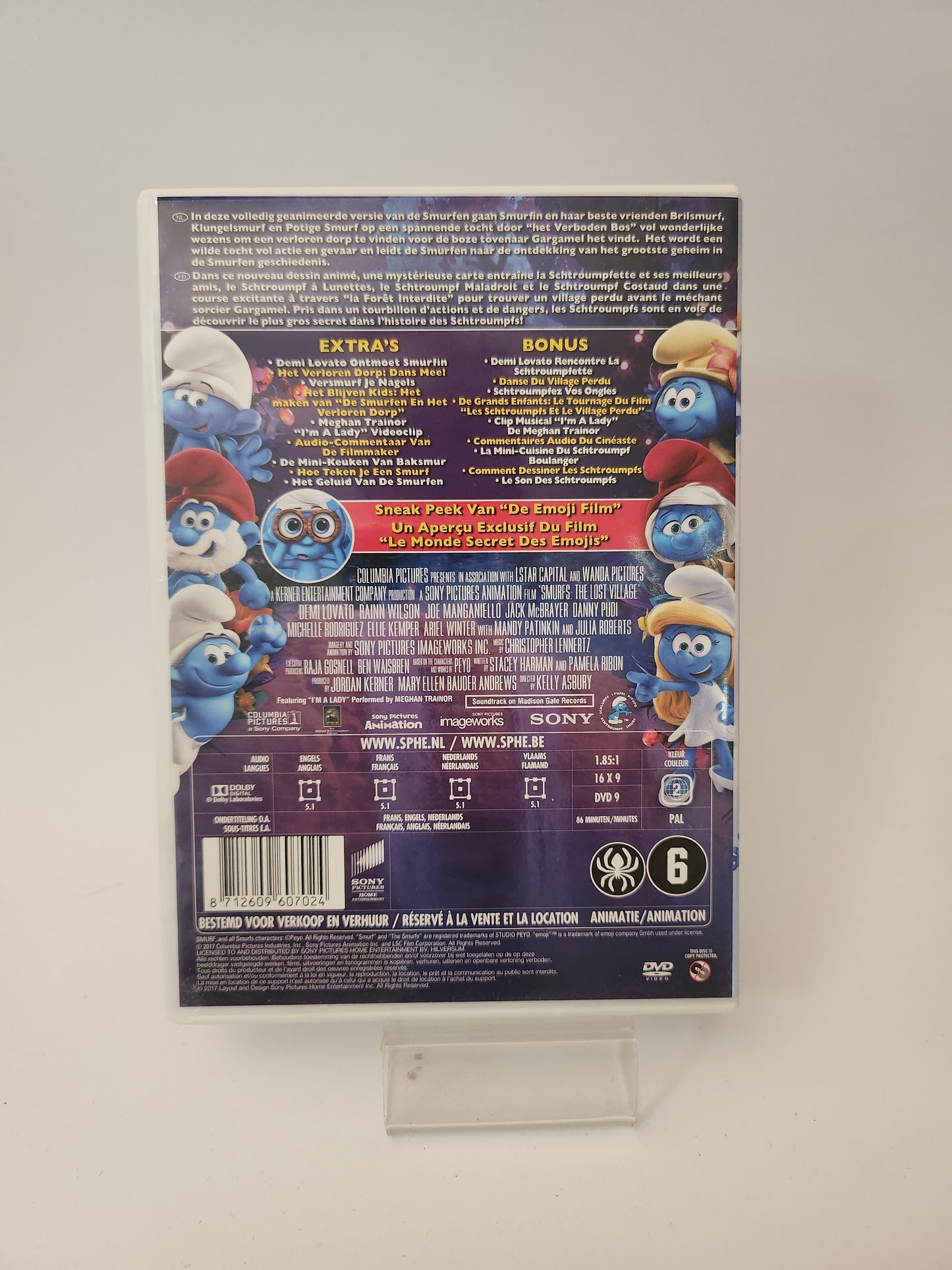 Smurfen en het Verloren Dorp DVD Kids