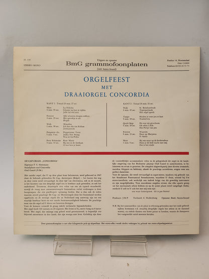 Orgelfeest met Draaiorgel Concordia LP Vinyl