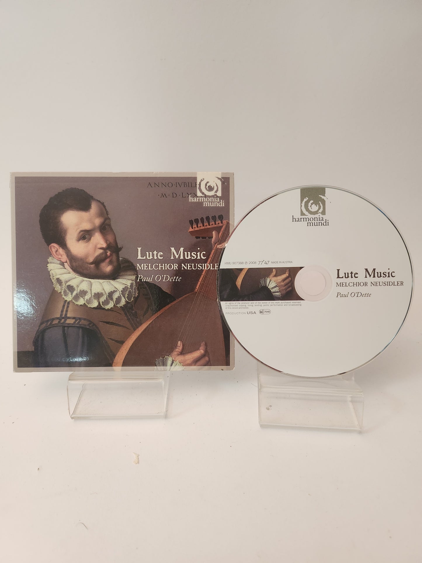 Lute Music Melchoir Neusidler: Paul O'Dette CD