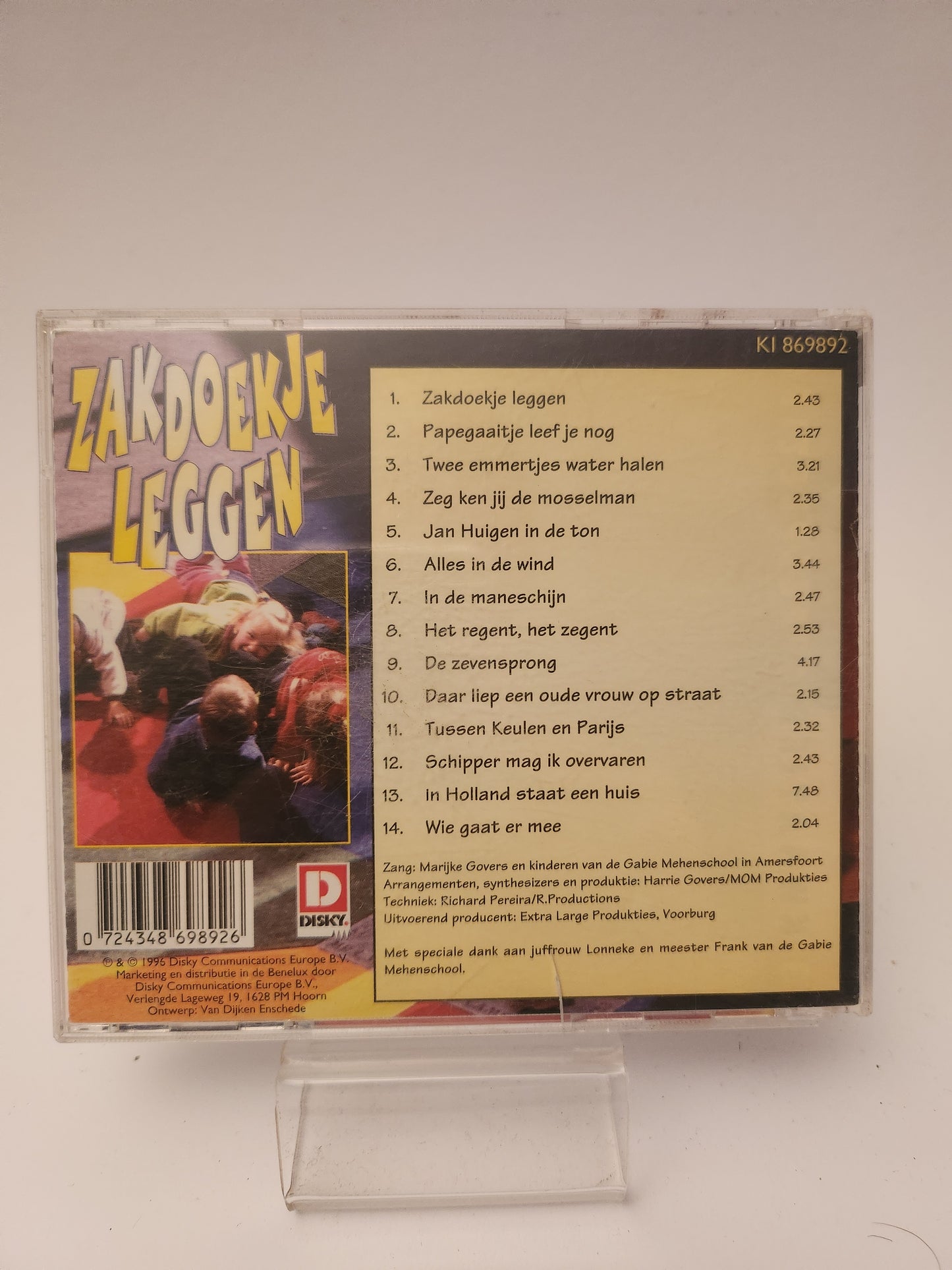 Zakdoekje Leggen CD