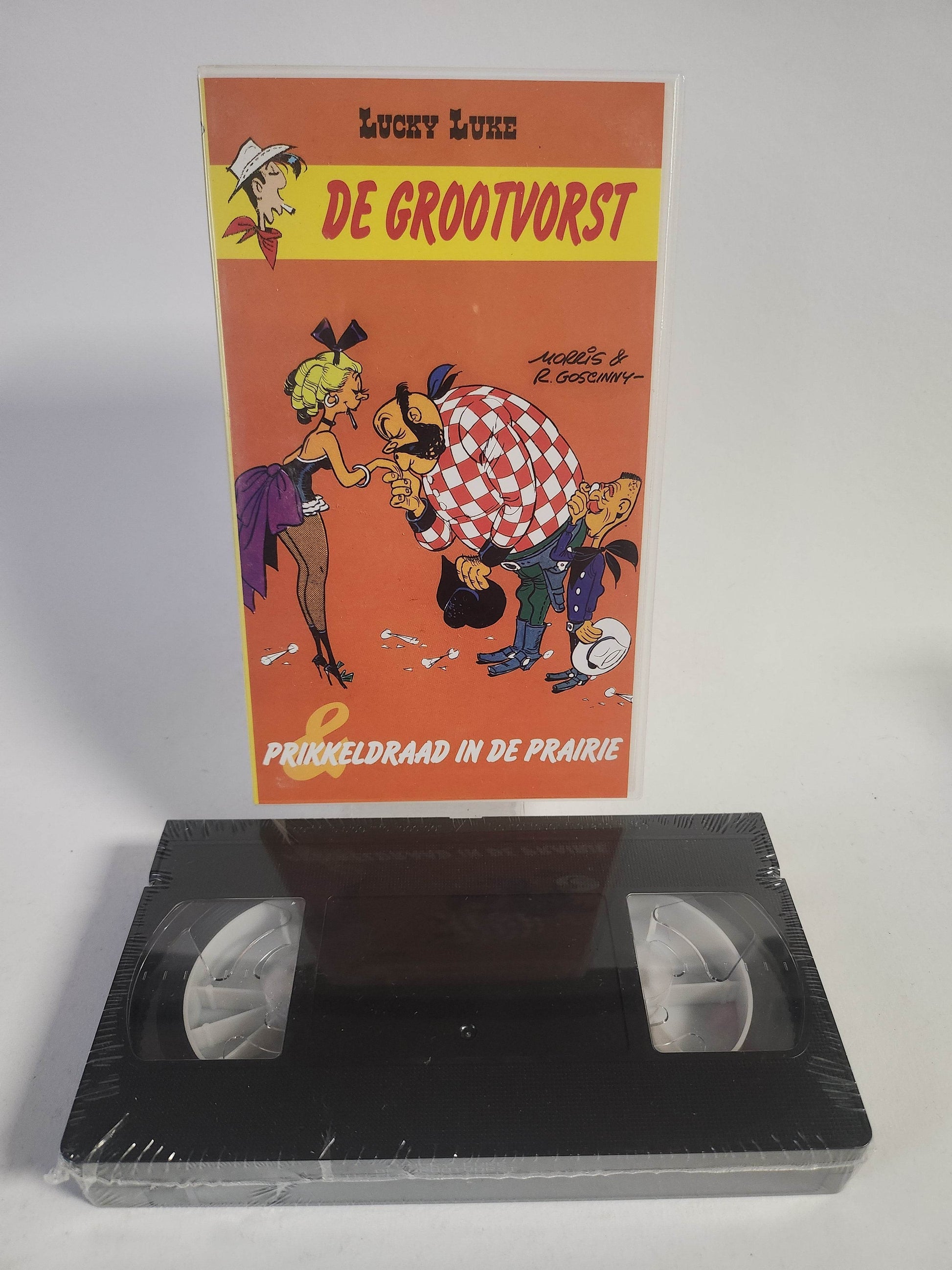 Lucky Luke: de Grootvorst & Prikkeldraad in de Prairie geseald VHS Kids - Feniks Gameshop