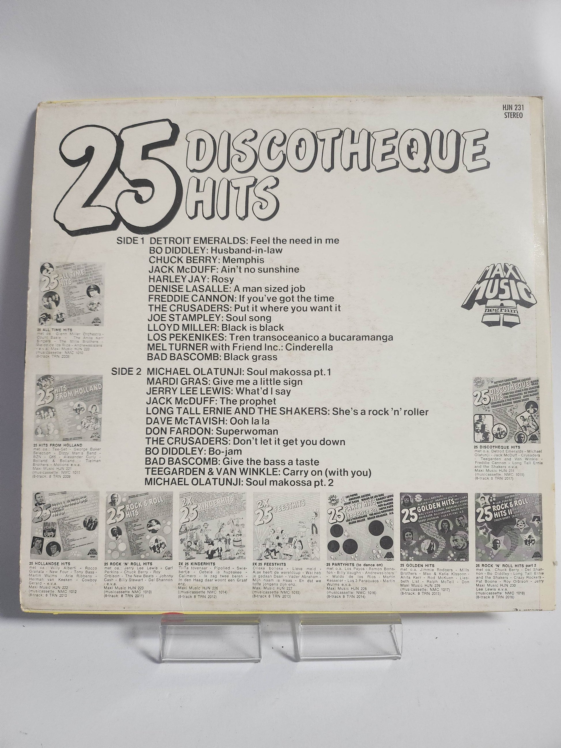 25 Discotheque Hits LP Vinyl - Feniks Gameshop