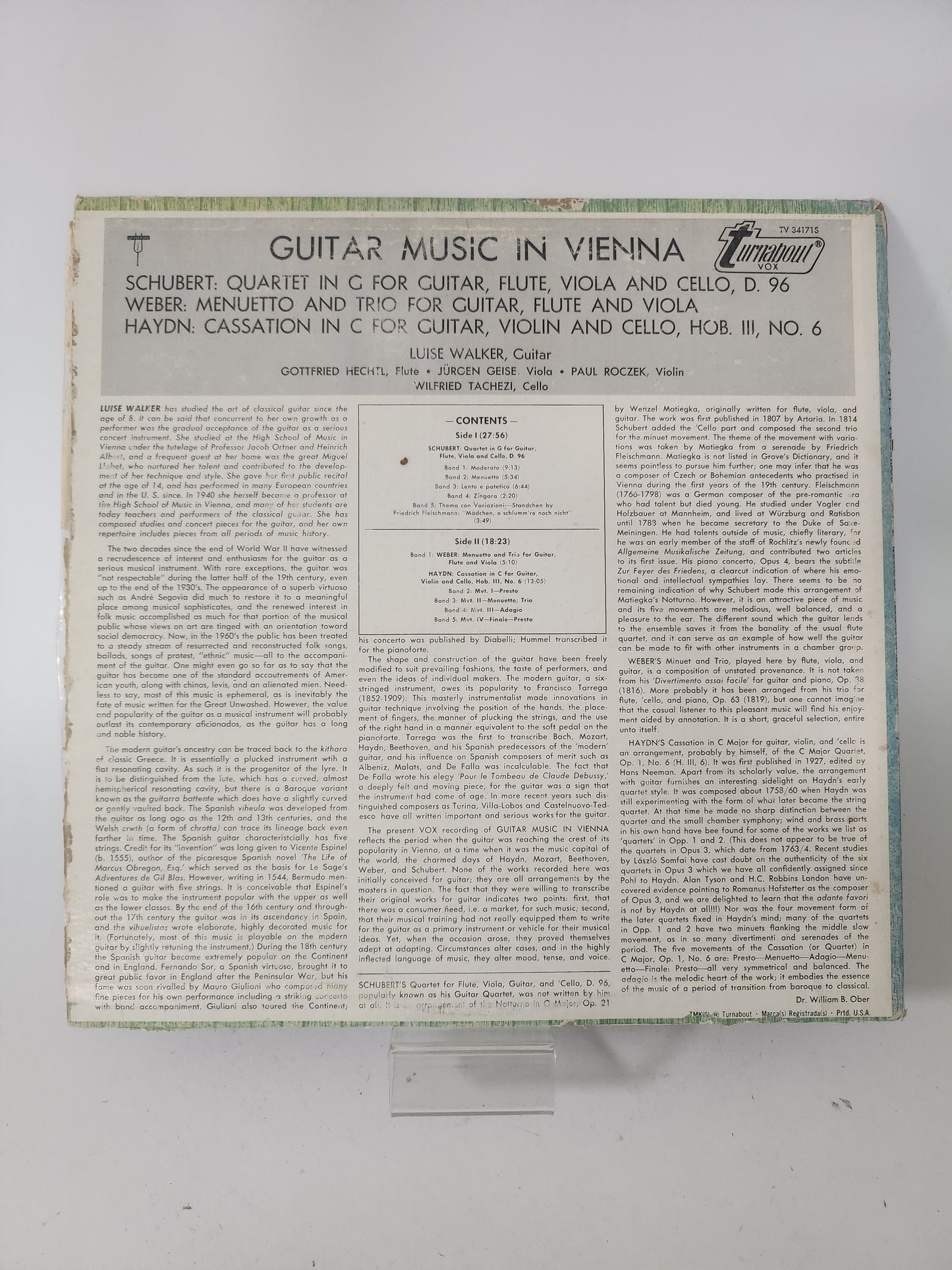 Guitar Music in Vienna LP Vinyl