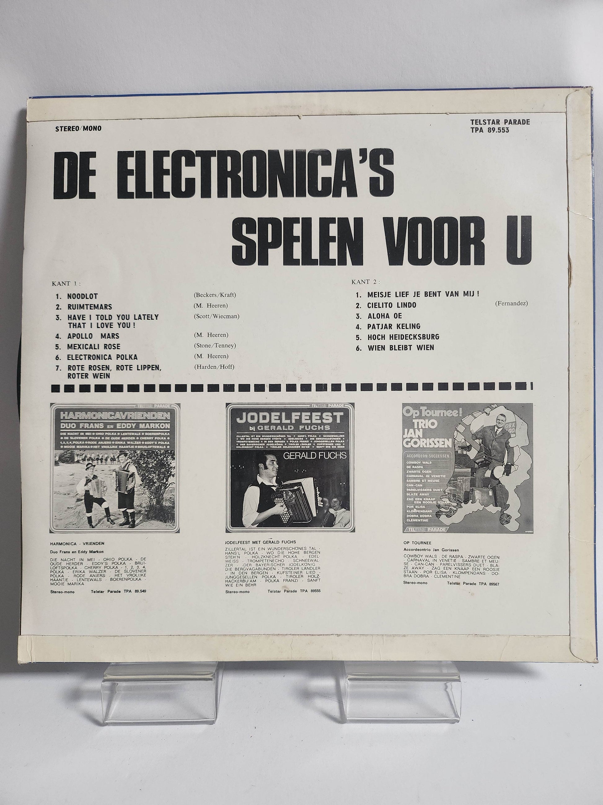 Electronica's: Spelen voor U! LP Vinyl - Feniks Gameshop