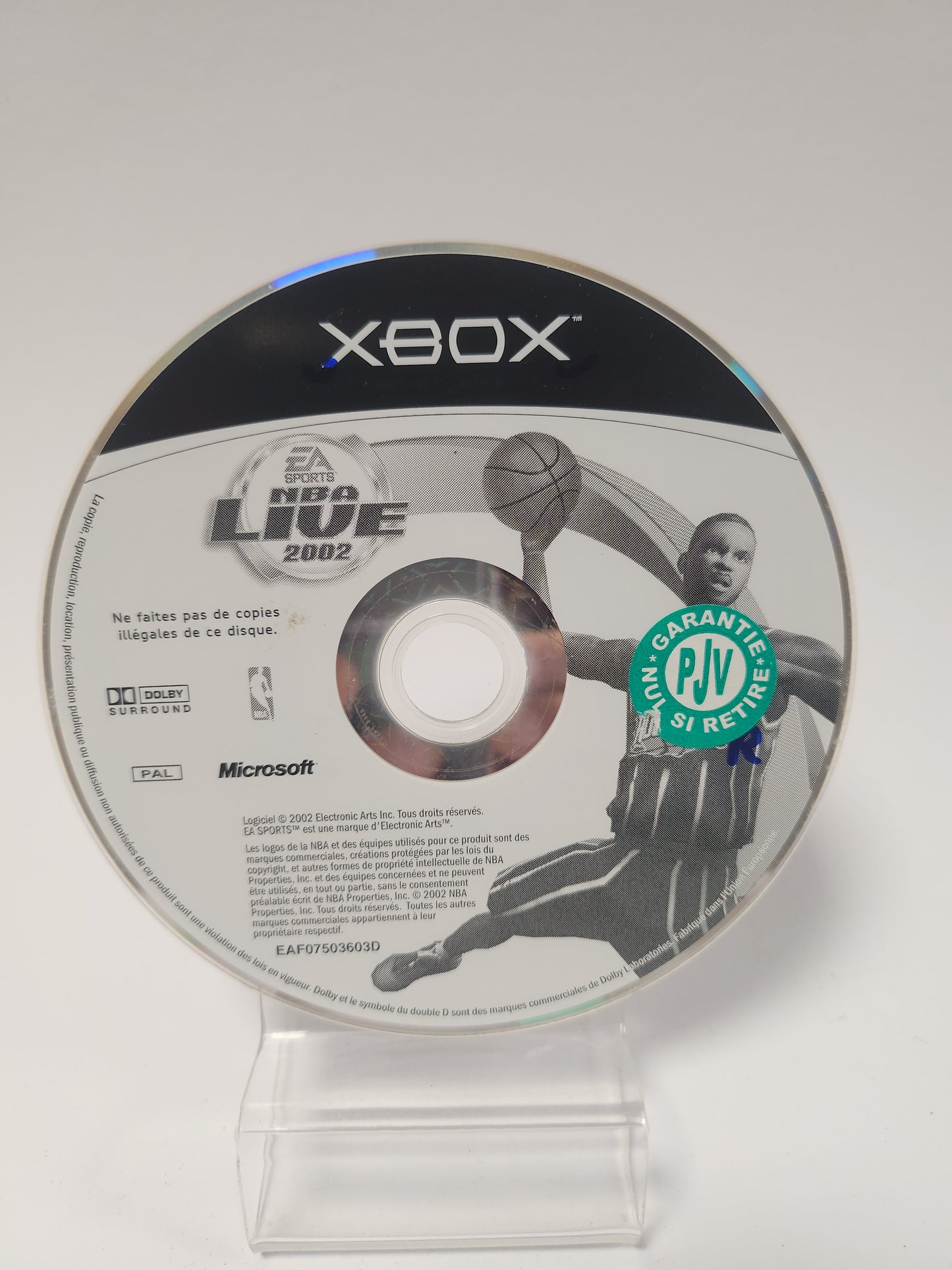 NBA Live 2002 (Disc Only) Xbox Original