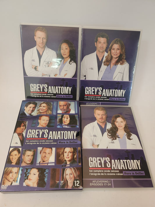 Grey's Anatomy het Complete Seizoen 6 Box DVD