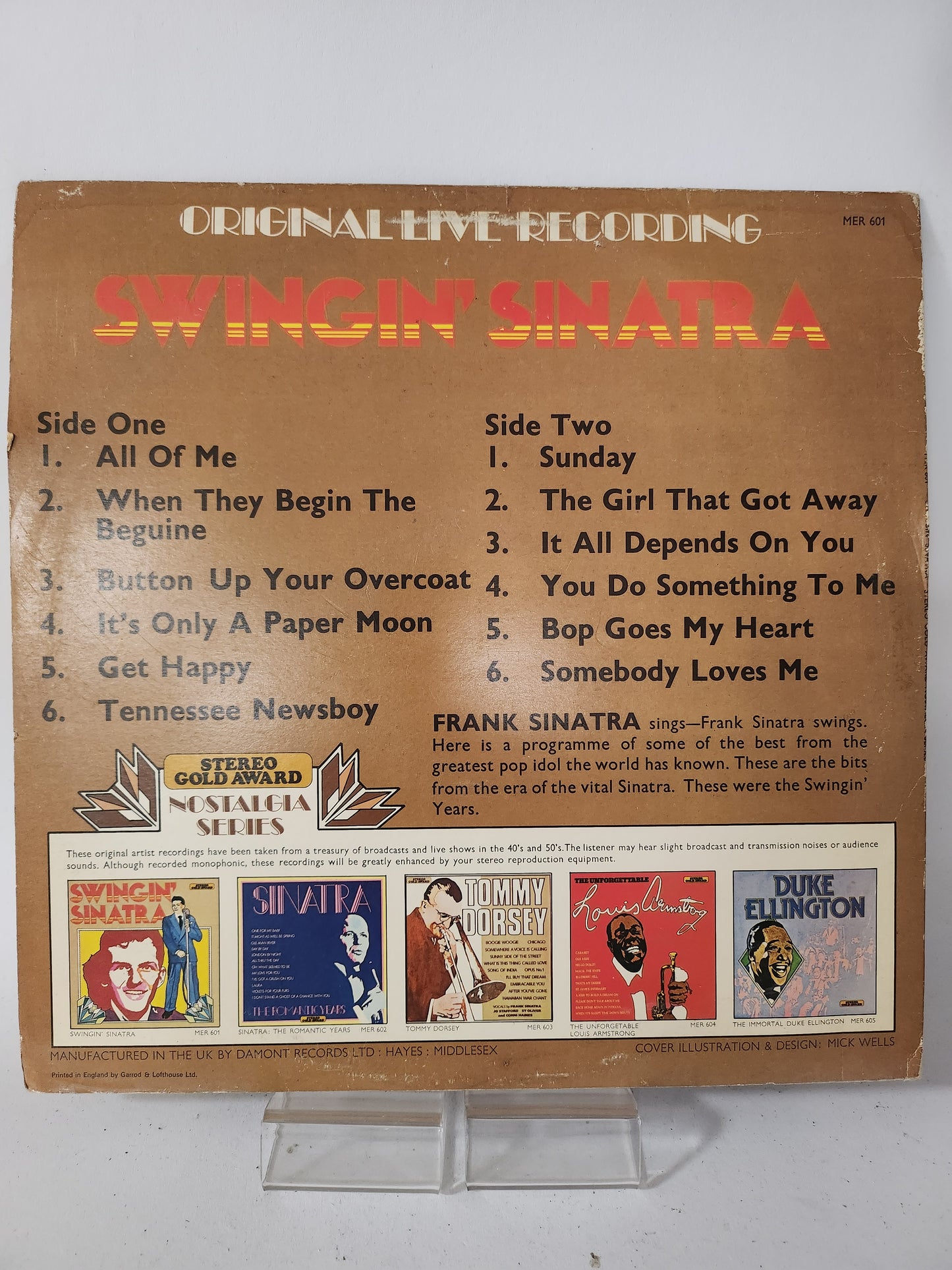 Swingin' Sinatra LP Vinyl