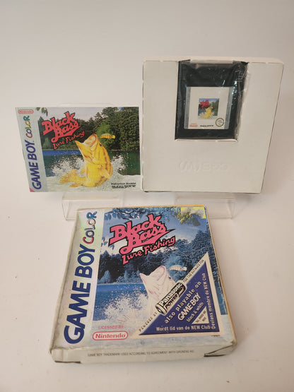 Black Bass Lure Fishing CIB Game Boy Color