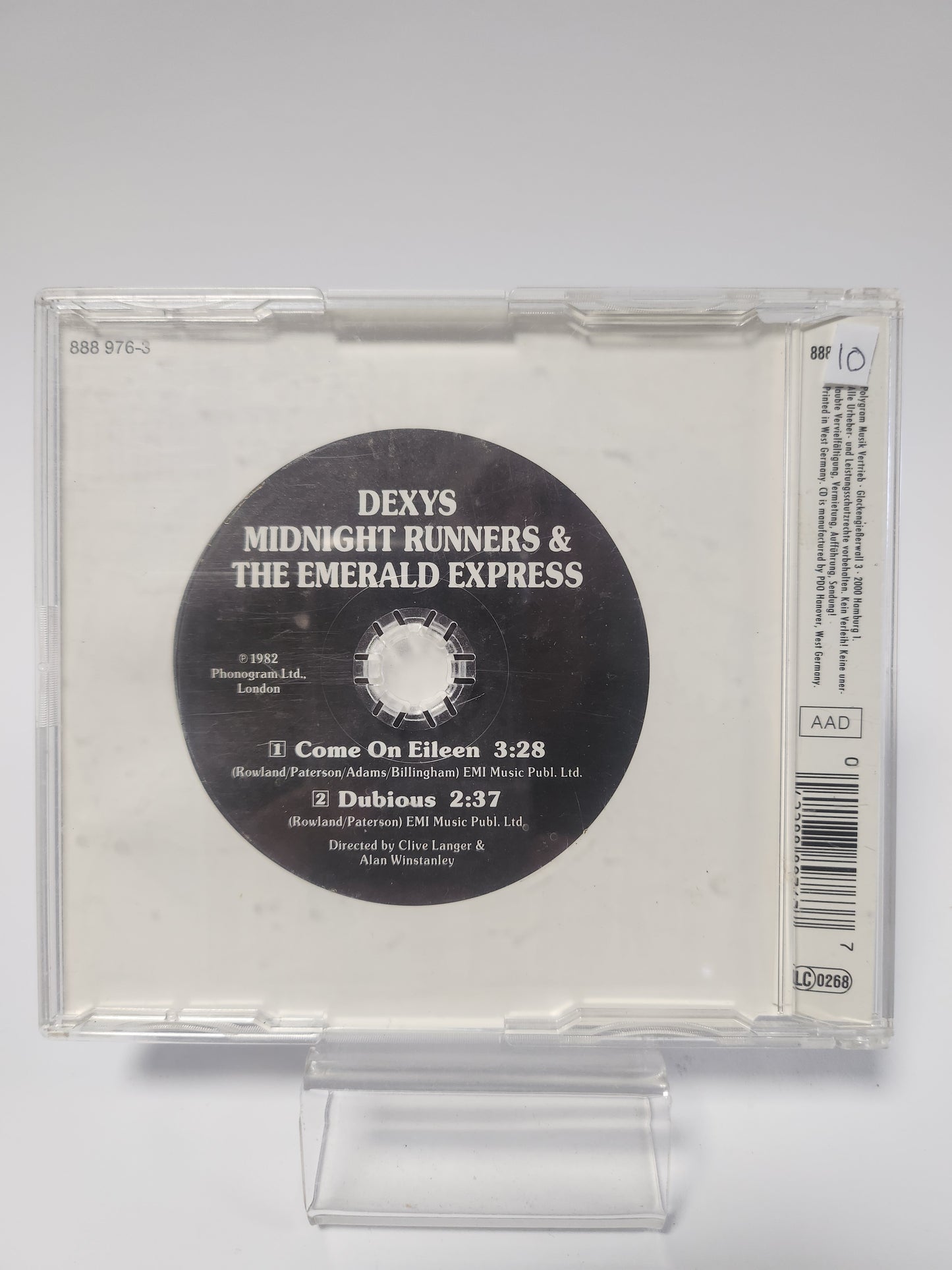 Dexys Midnight Runners & the Emerald Express Mini CD Single