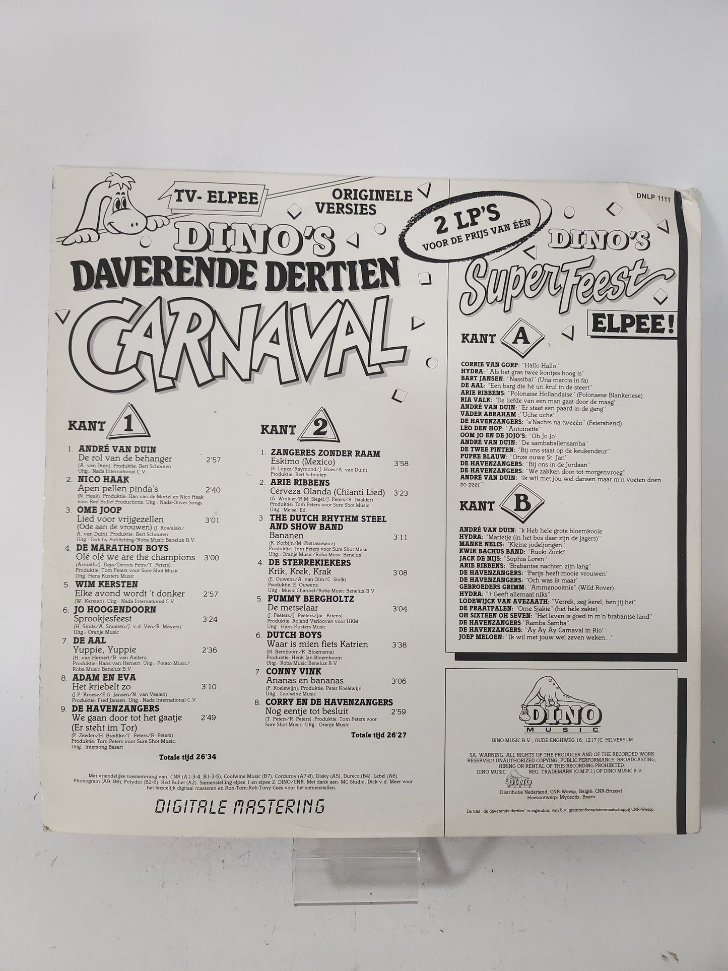 Daverende Dertien Carnaval LP Vinyl