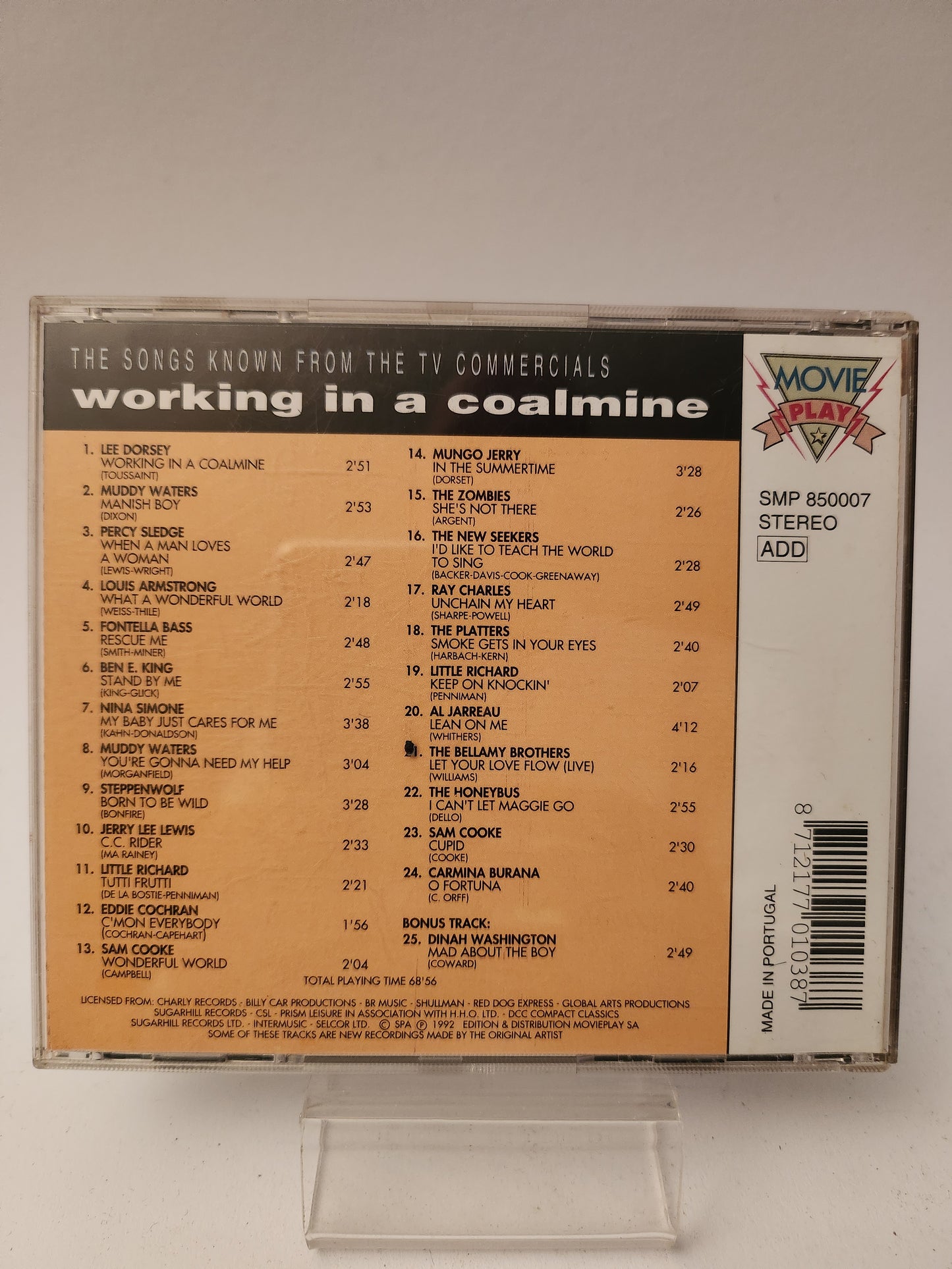 The Songs Known from the Tv Commercials: Working in a Coalmine CD