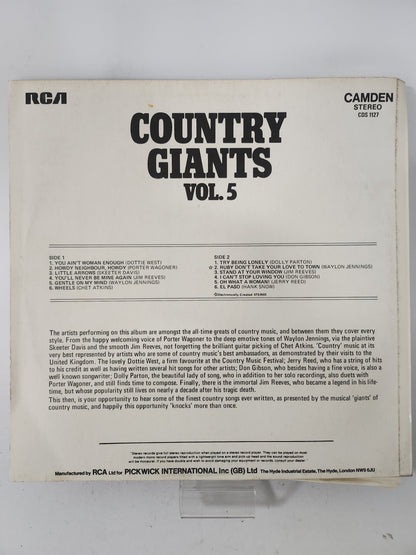 Country Giants Vol 5 LP Vinyl