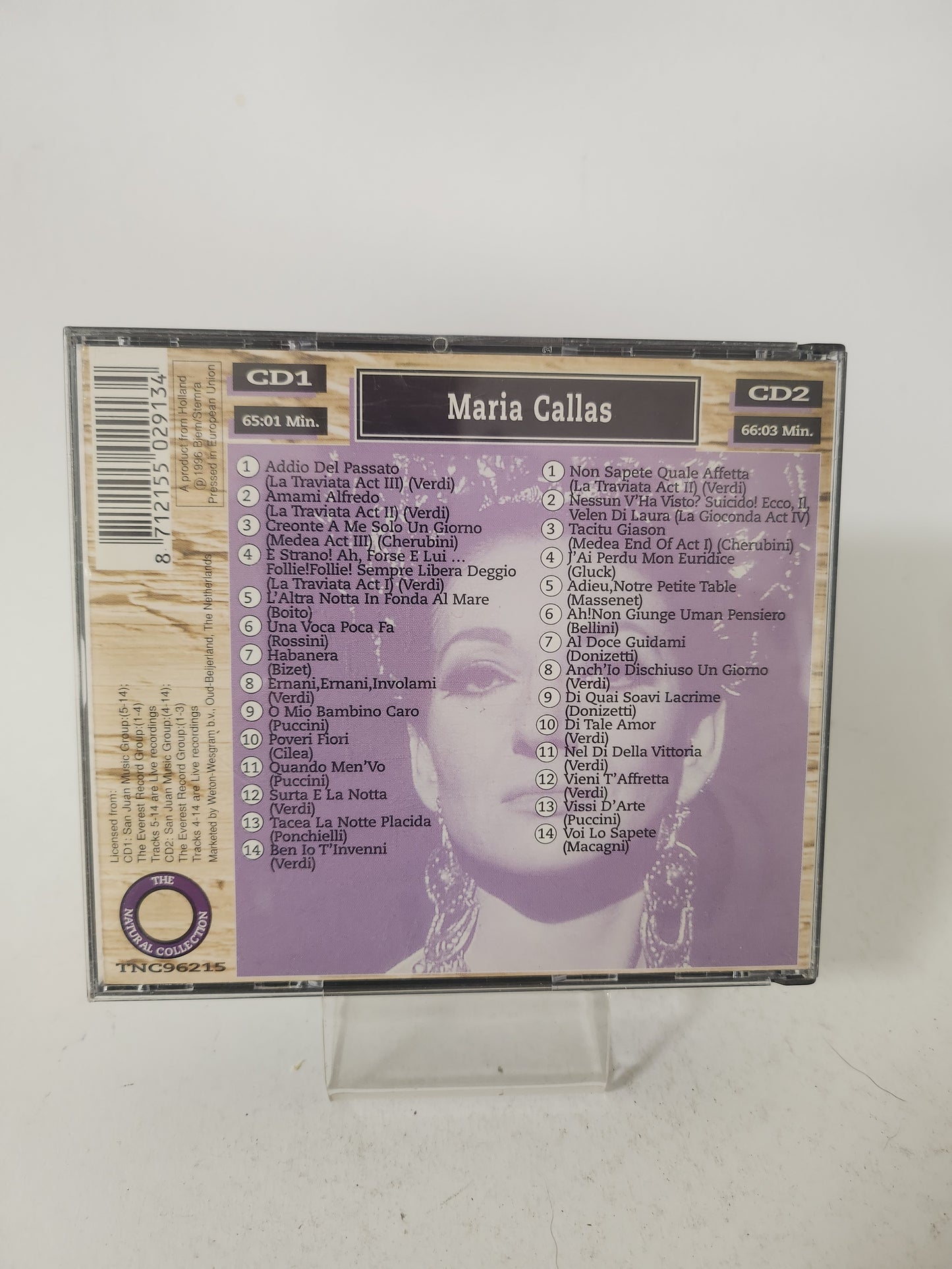 Maria Callas: the Natural Collection Dubbel CD