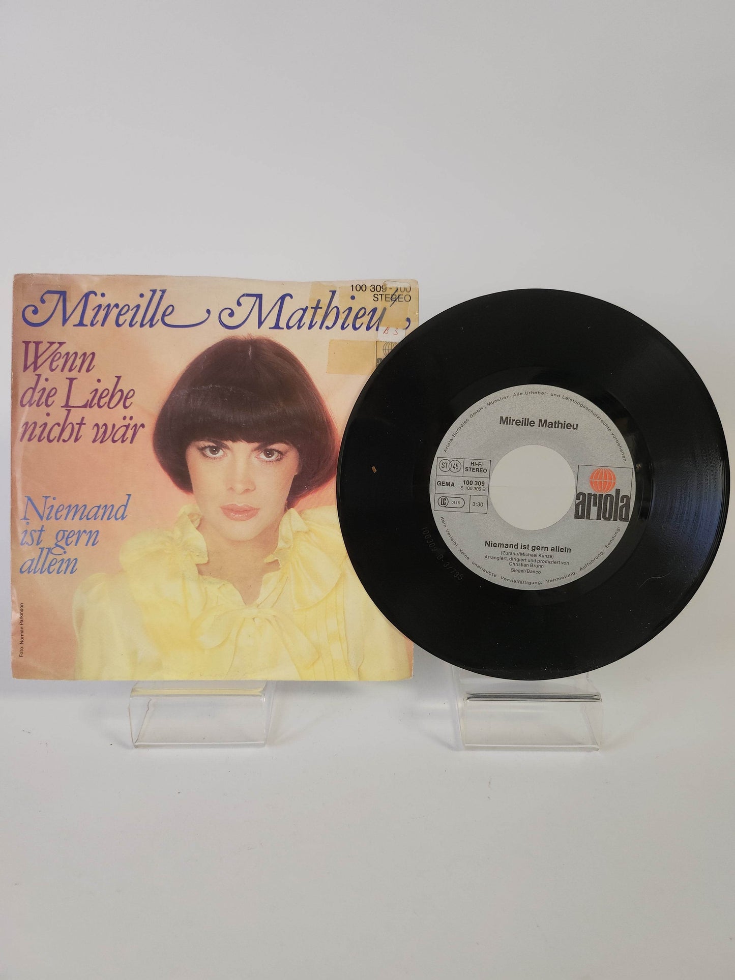 Mireille Mathieu: Wenn die Liebe nicht War Single Vinyl - Feniks Gameshop