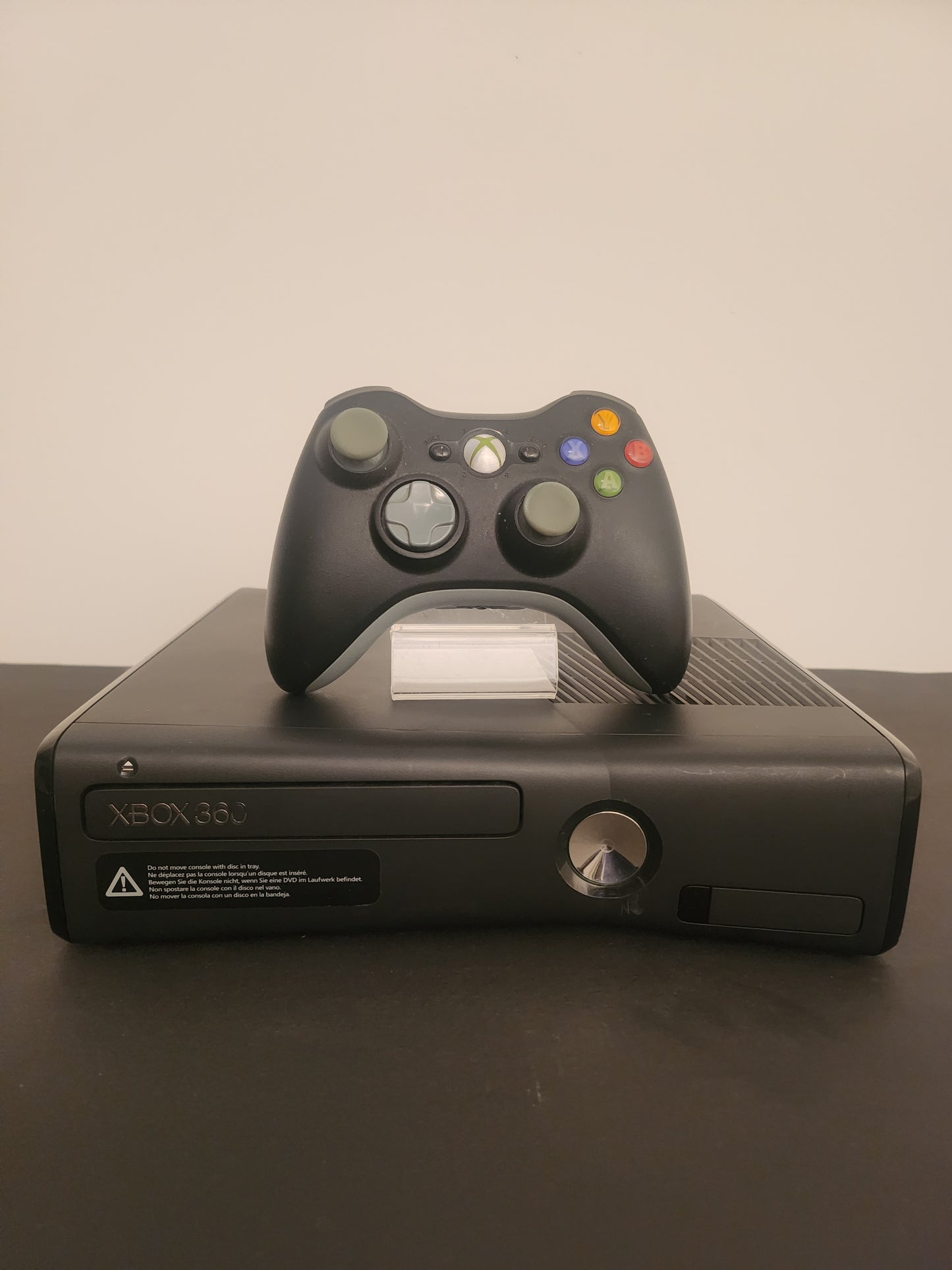 Zwarte Xbox 360 Slim 250gb + Controller