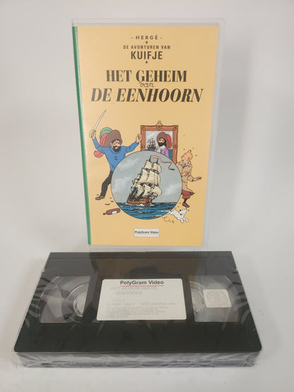 Kuifje "het Geheim van de Eenhoorn" geseald VHS Kids