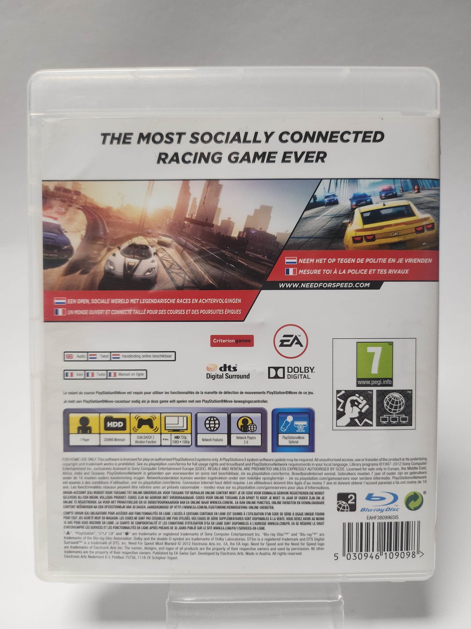 Need for Speed Most Wanted (No Book) PlayStation 3 - Feniks Gameshop