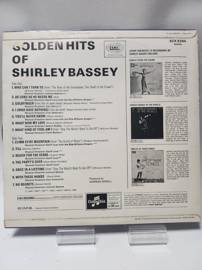 Shirley Bassey: Golden Hits of LP Vinyl