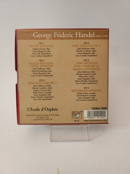 Handel: Chamber Music Complete 6 Box CD
