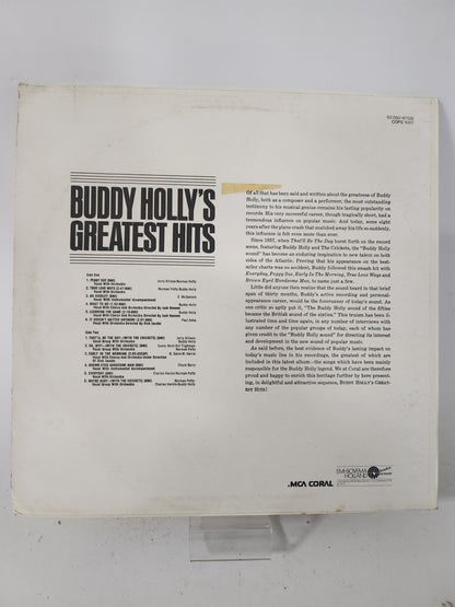 Buddy Holly's Greatest Hits LP Vinyl