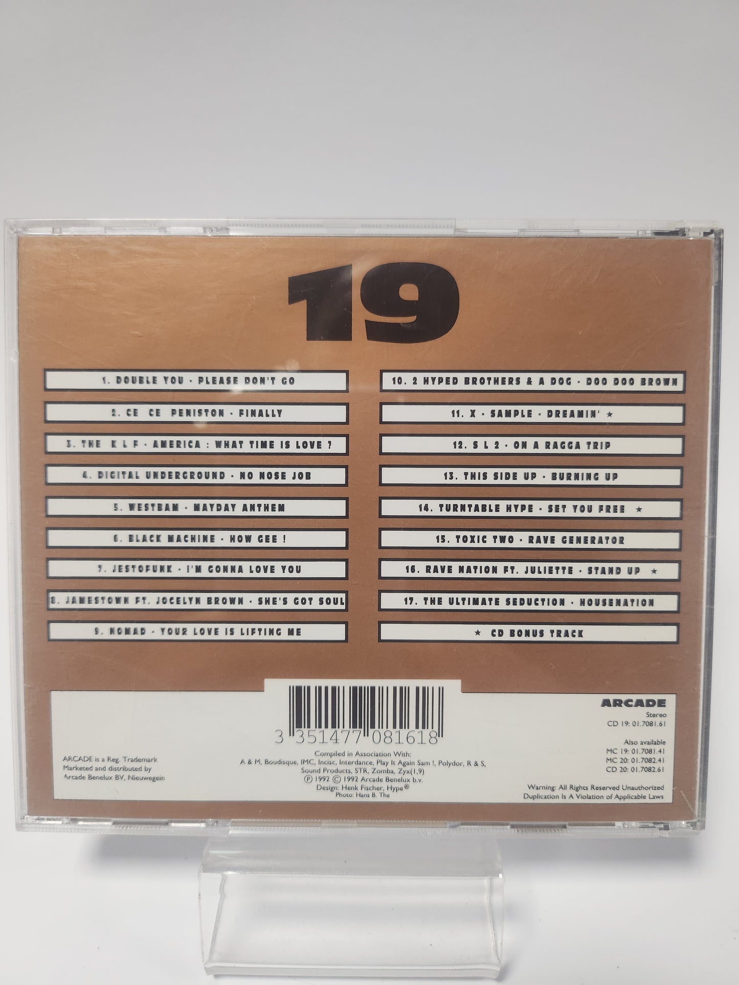 Turn Up the Bass 19 CD