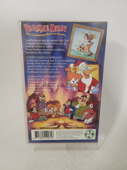 Vrolijke Kerst met Darkwing Duck en Goofy VHS Kids