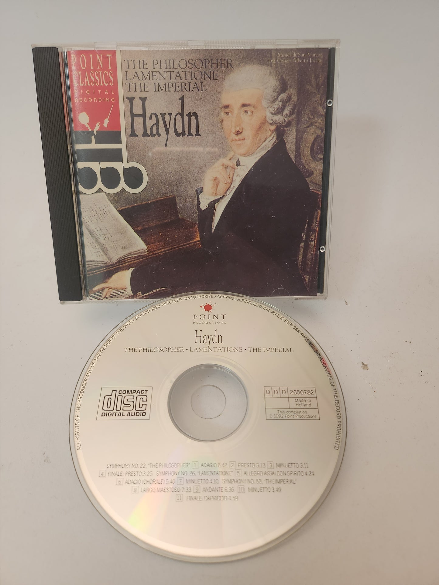 J. Haydn: the Philosopher/ Lamentatione/ the Imperial CD