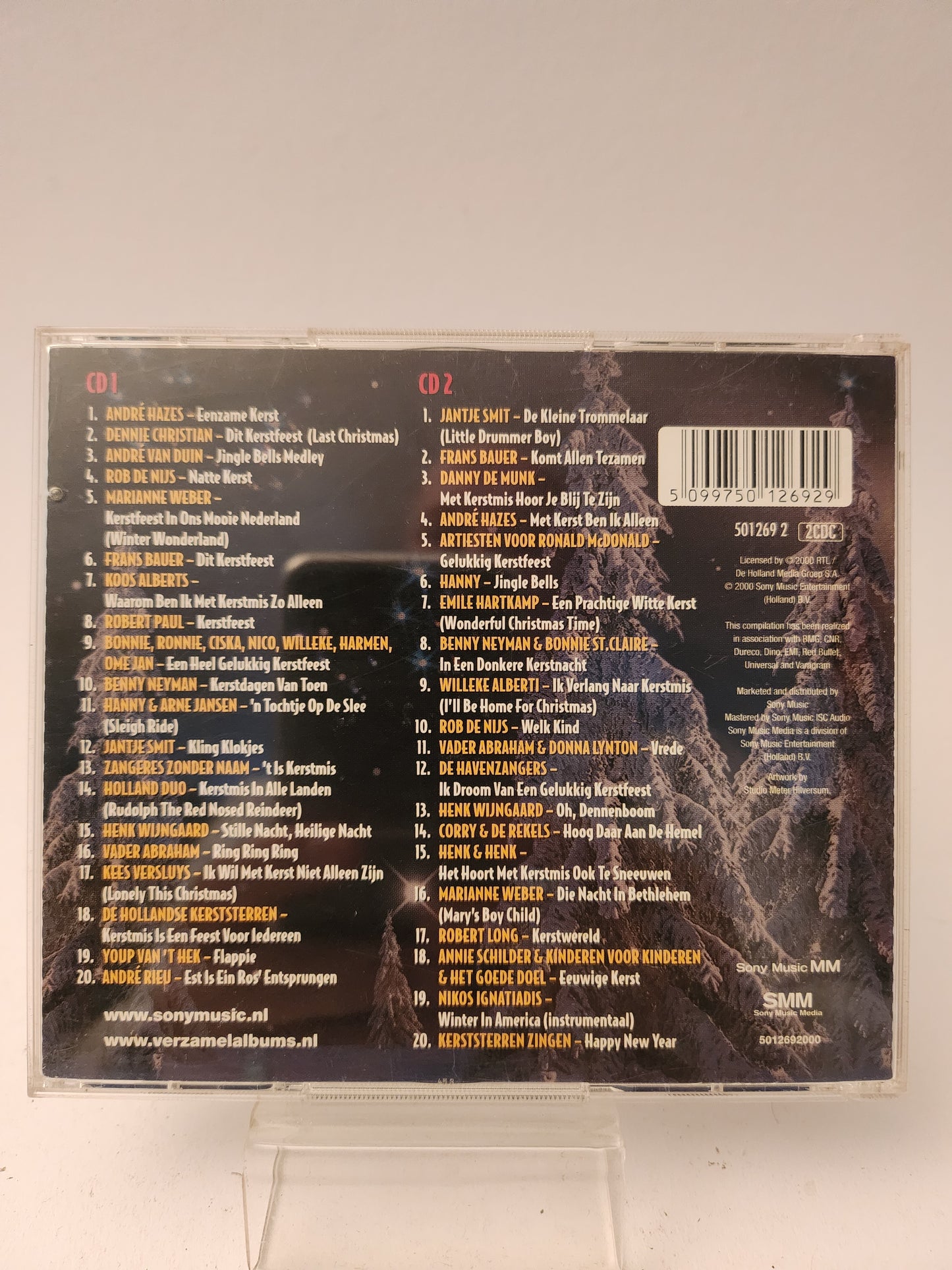 De Allergrootste Nederlandstalige Kersthits CD