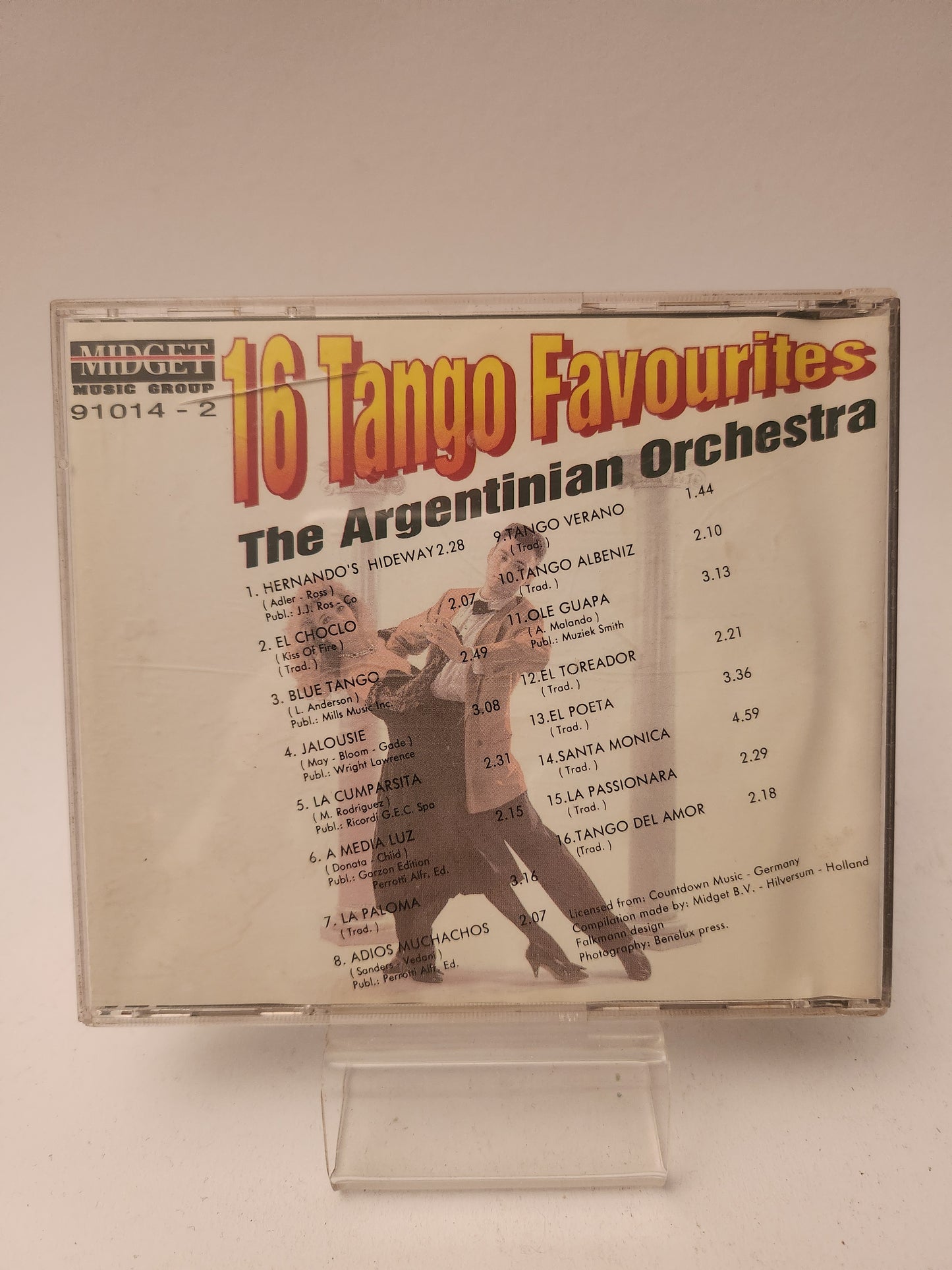 16 Tango Favourites: the Argentinian Orchestra CD