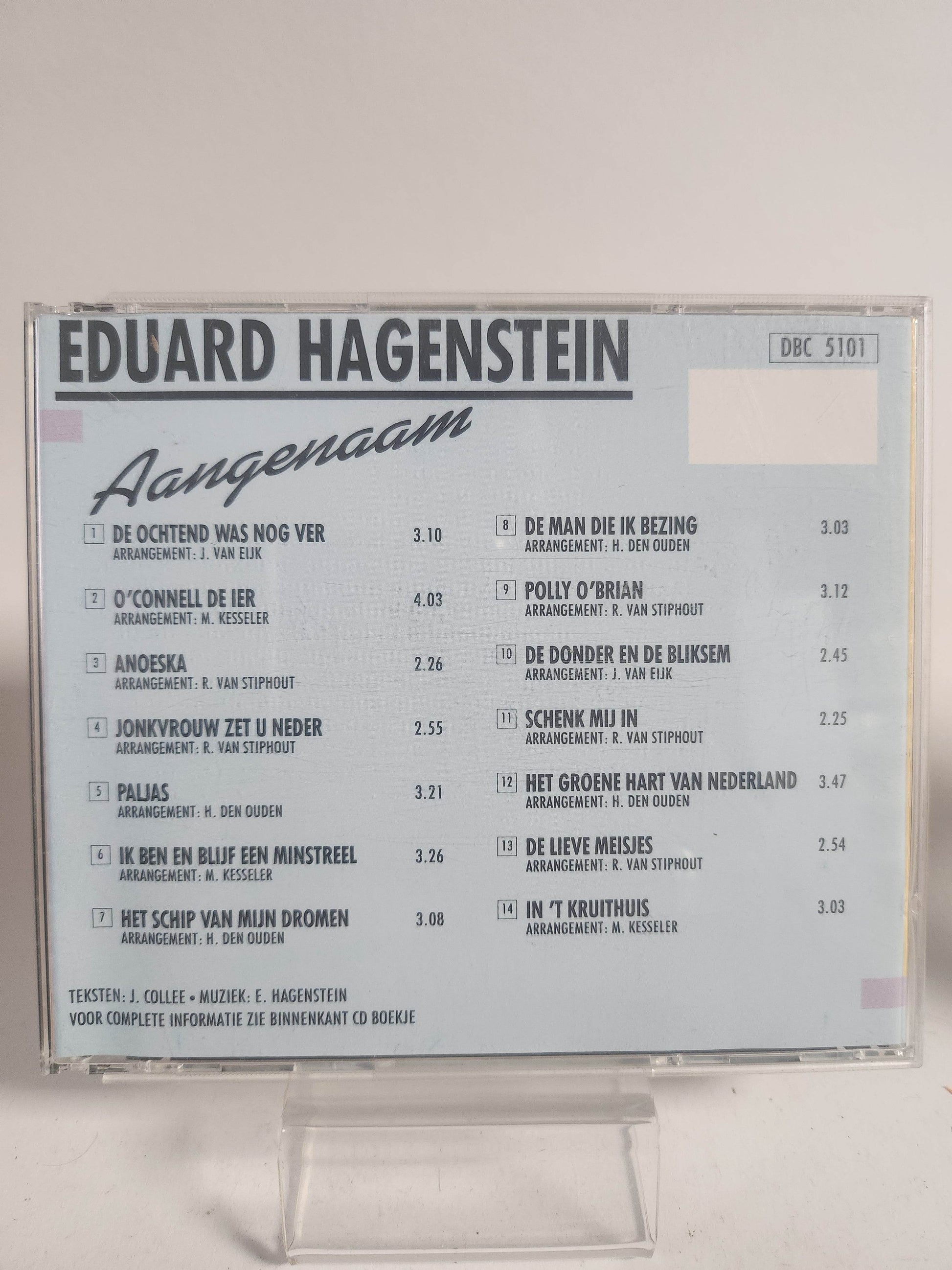 Eduard Hagenstein: Aangenaam CD - Feniks Gameshop