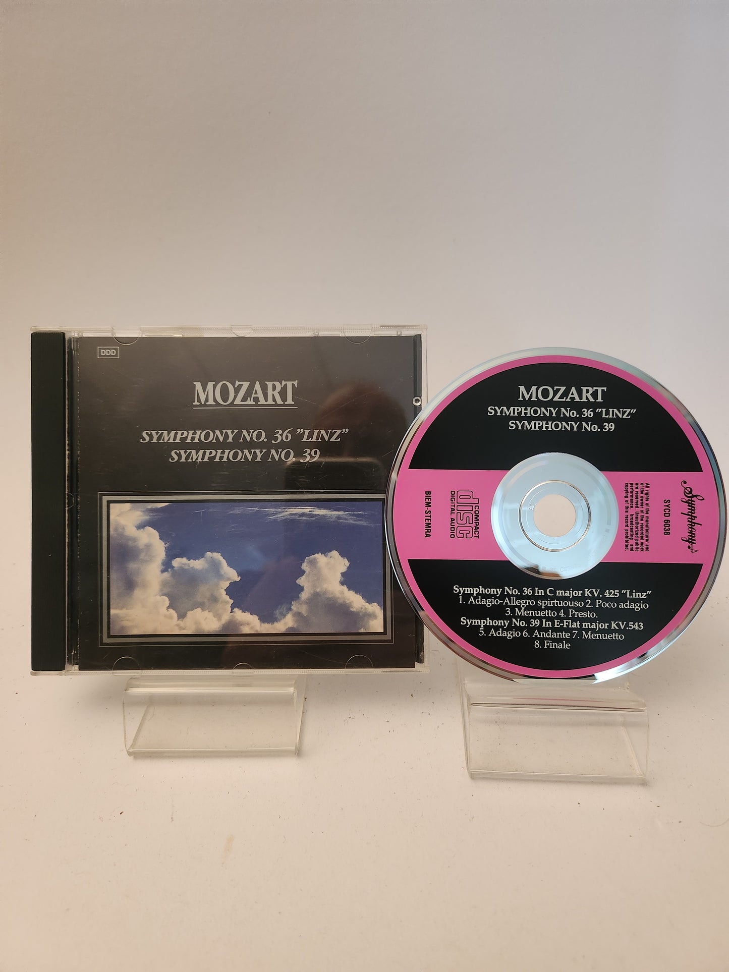 Mozart Symphony No 36 & 39 CD