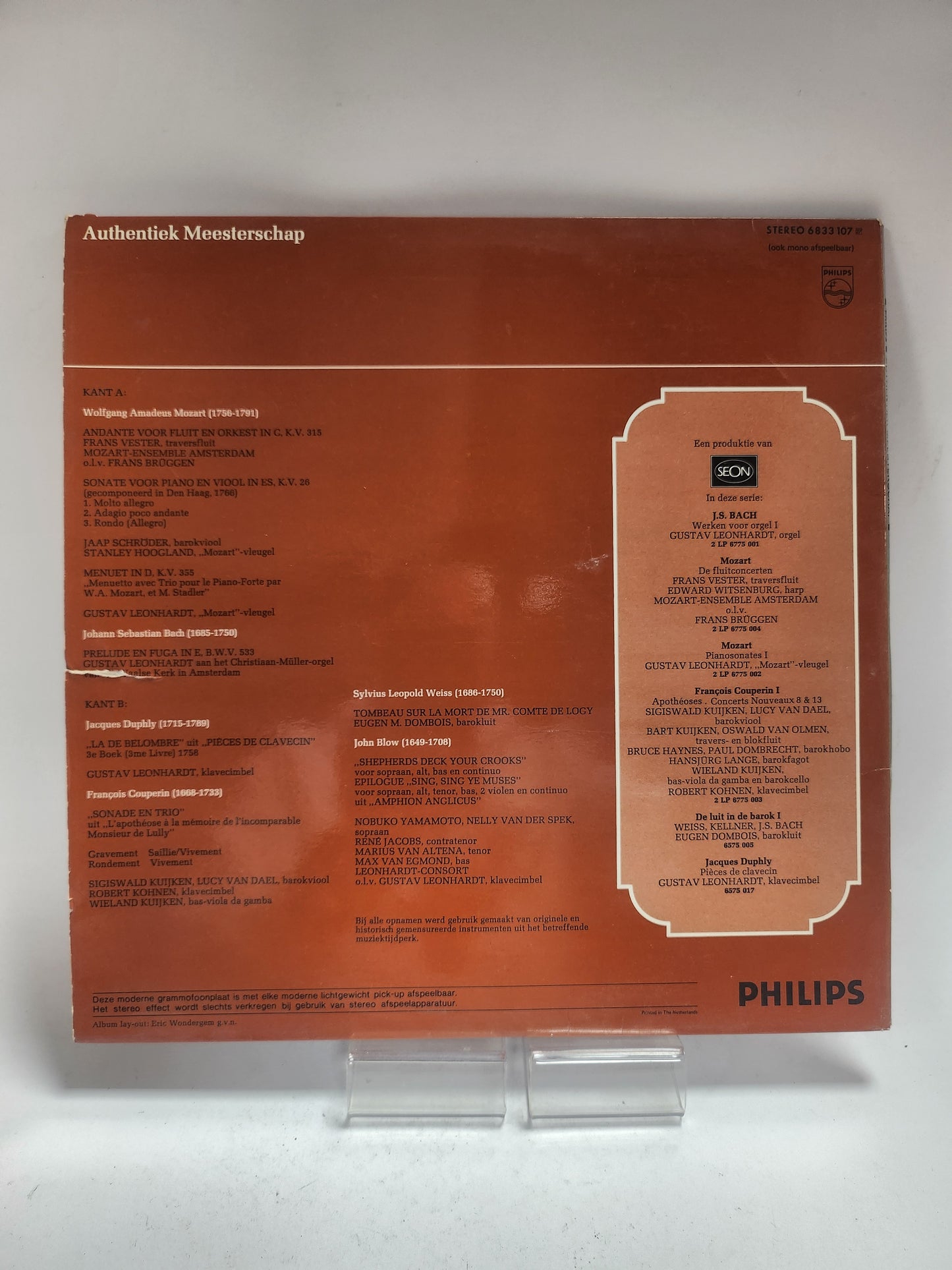 Authentiek Meesterschap LP Vinyl