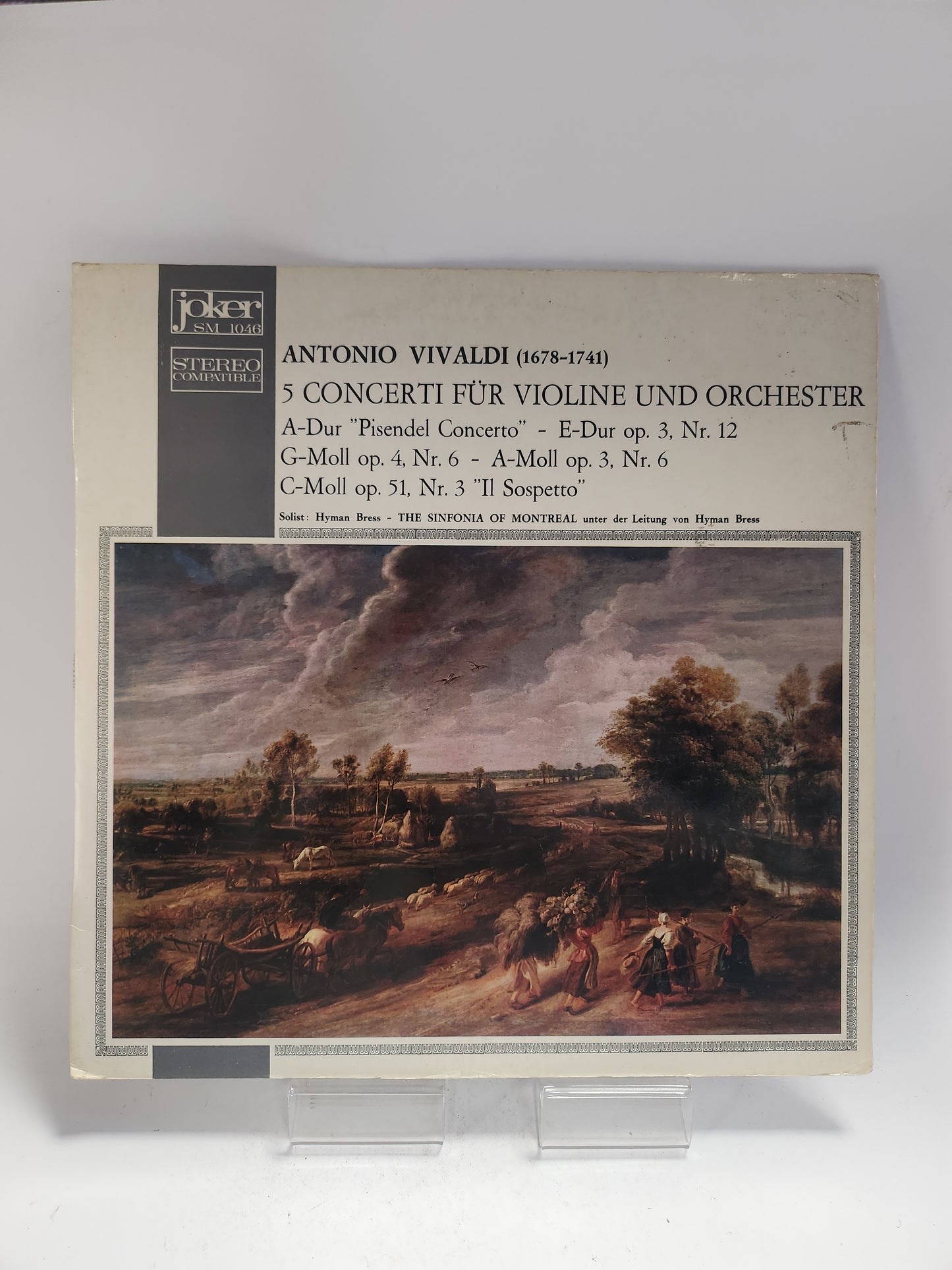 Antonio Vivaldi: 5 Concerti für Violine und Orchester LP Vinyl