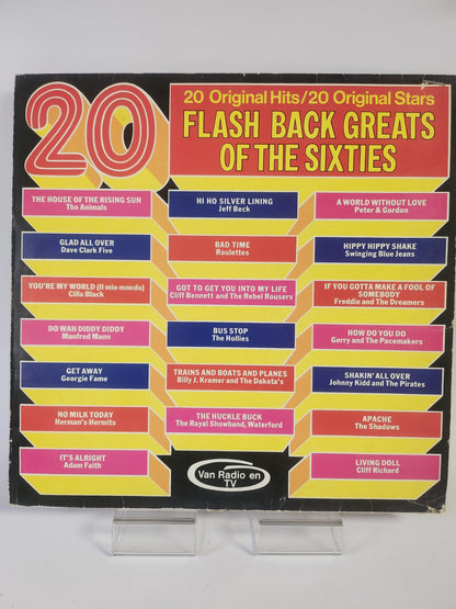 20 Original Hits "Flash Back Greats of the Sixties" LP Vinyl