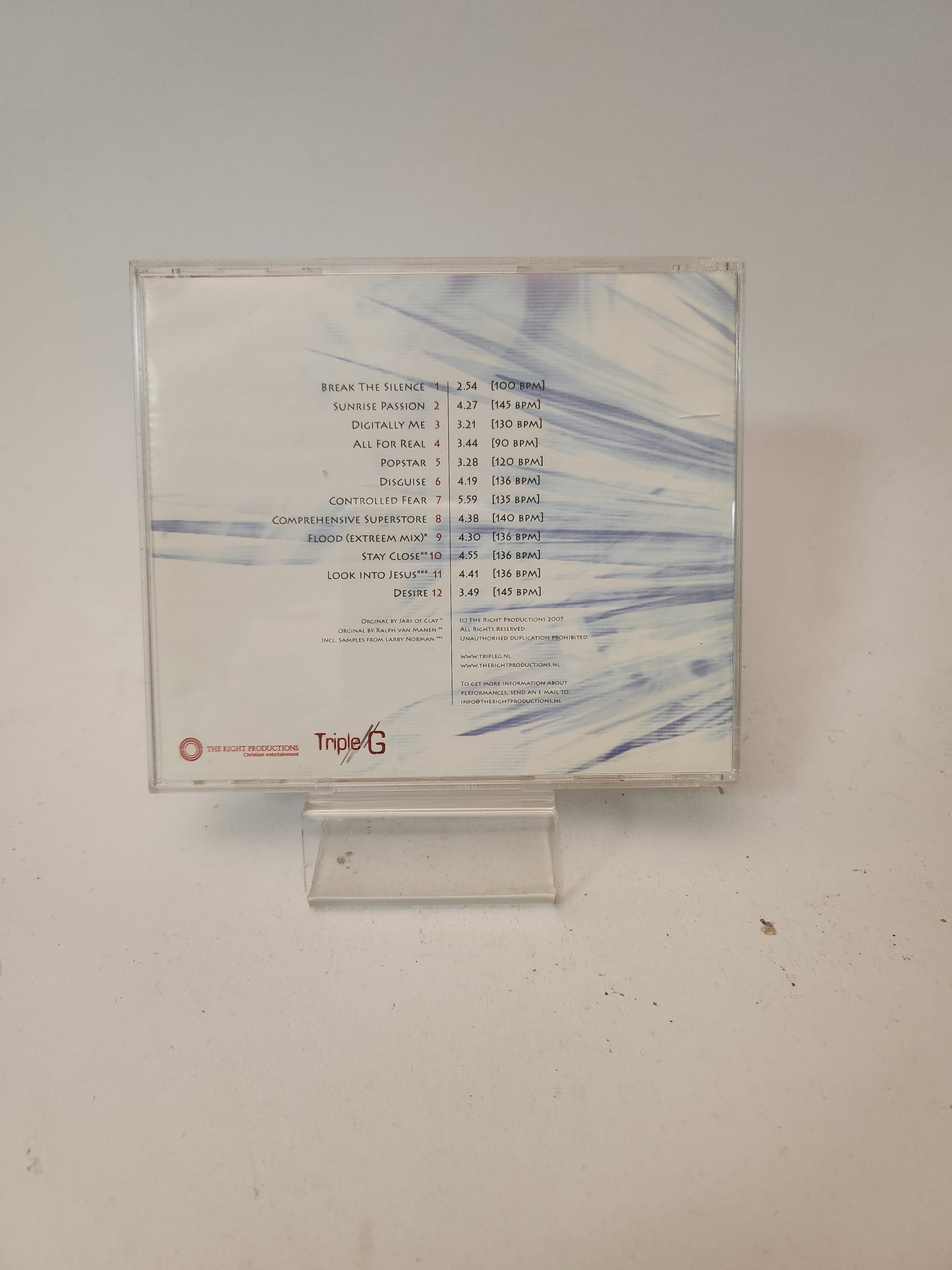 Triple G: Break the Silence CD