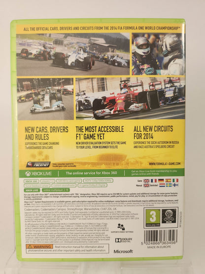 F1 2014 Xbox 360 - Feniks Gameshop