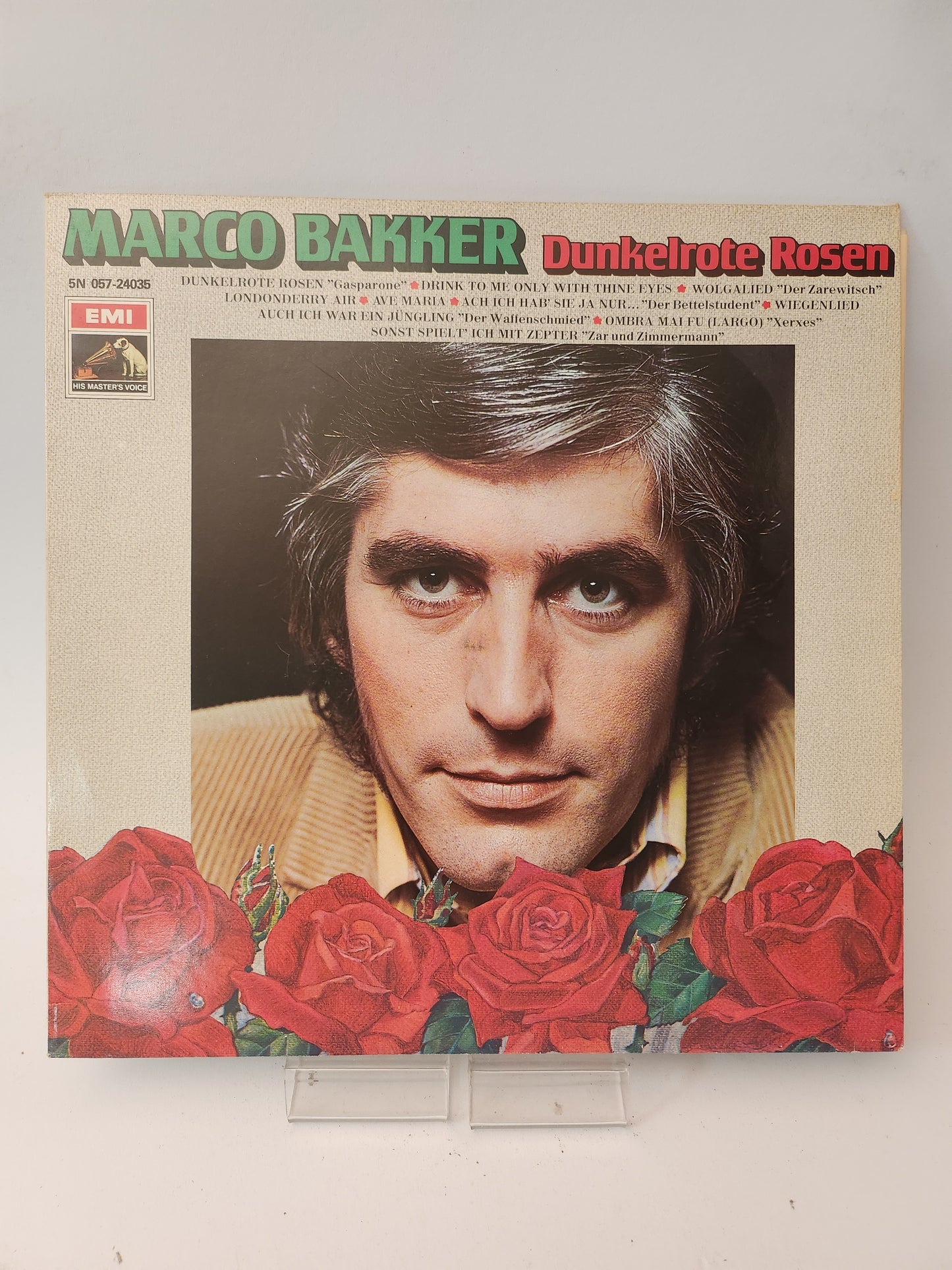 Dunkelrote Rosen: Marco Bakker LP Vinyl