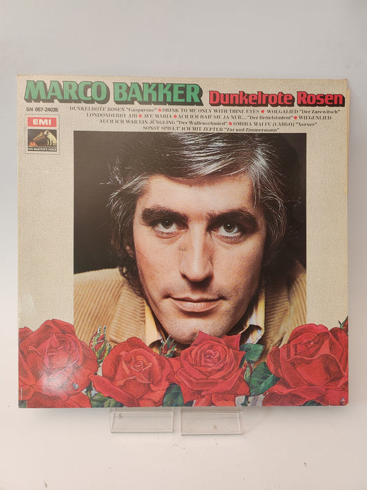 Dunkelrote Rosen: Marco Bakker LP Vinyl