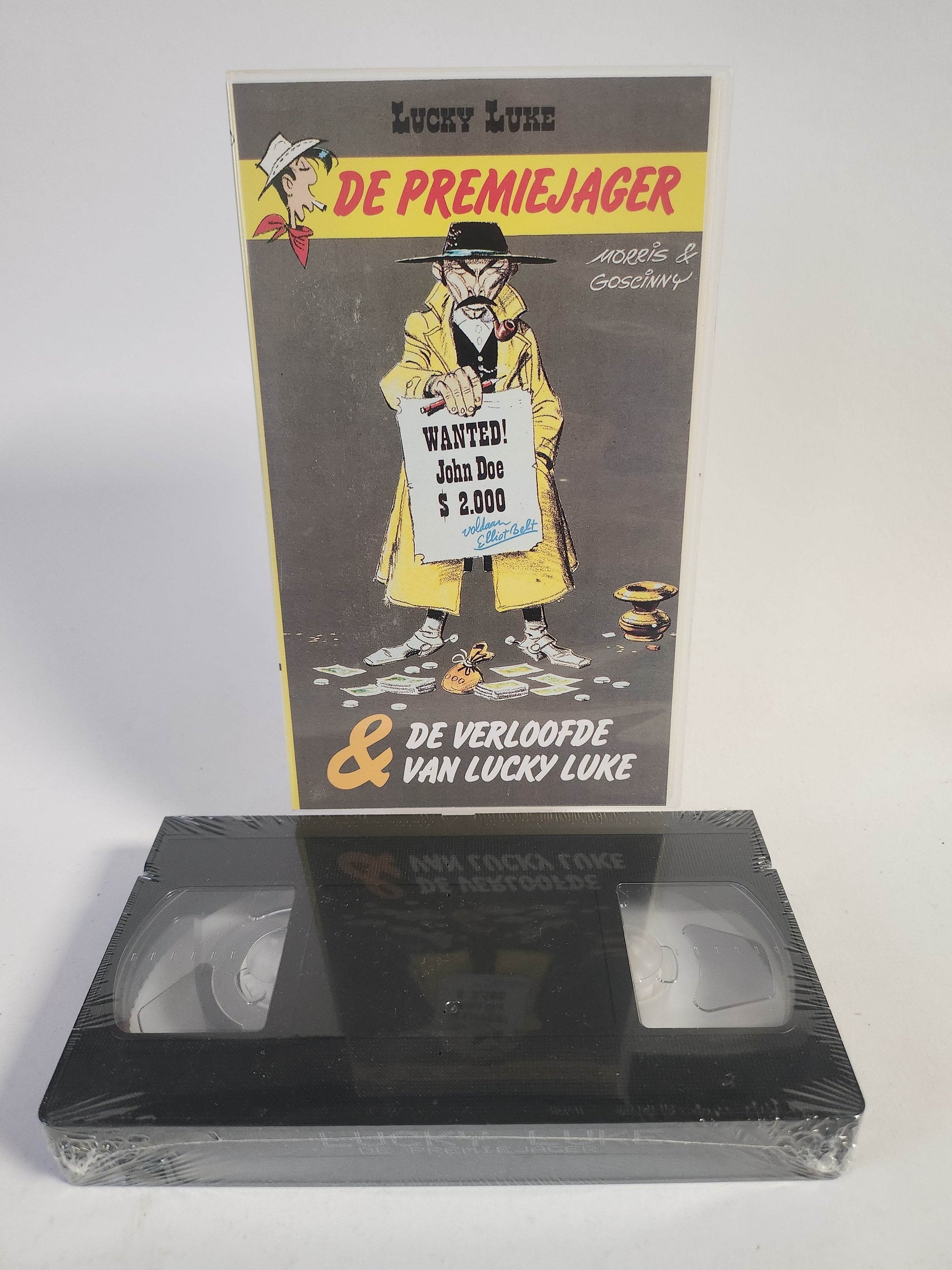Lucky Luke: de Premiejager & de Verloofde van Lucky Luke geseald VHS Kids - Feniks Gameshop