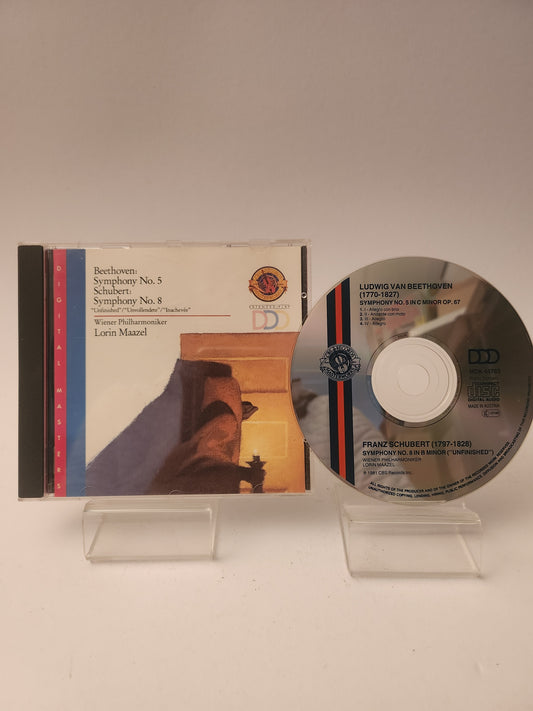 Beethoven Symphony No 5 & Schubert Symphony No 8 CD