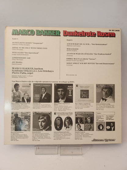 Dunkelrote Rosen: Marco Bakker LP Vinyl