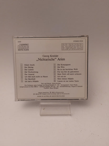 Georg Kreisler: Nichtarische Arien CD