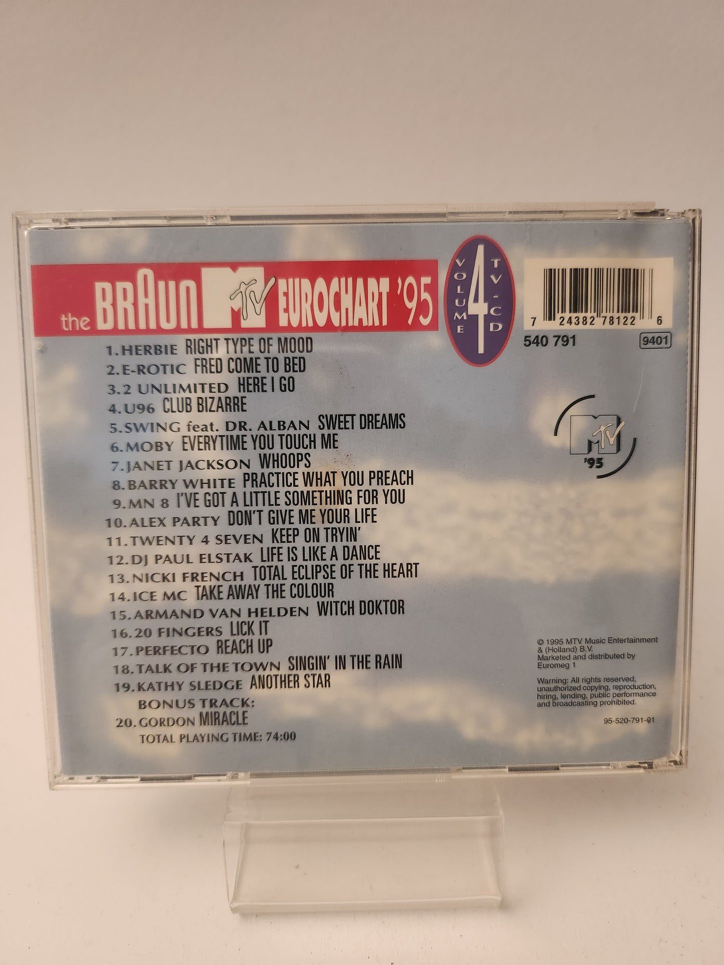 Braun MTV Eurochart '95 Volume 4 CD