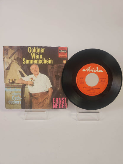 Ernst Neger: Goldner Wein, Sonnenschein Single Vinyl - Feniks Gameshop