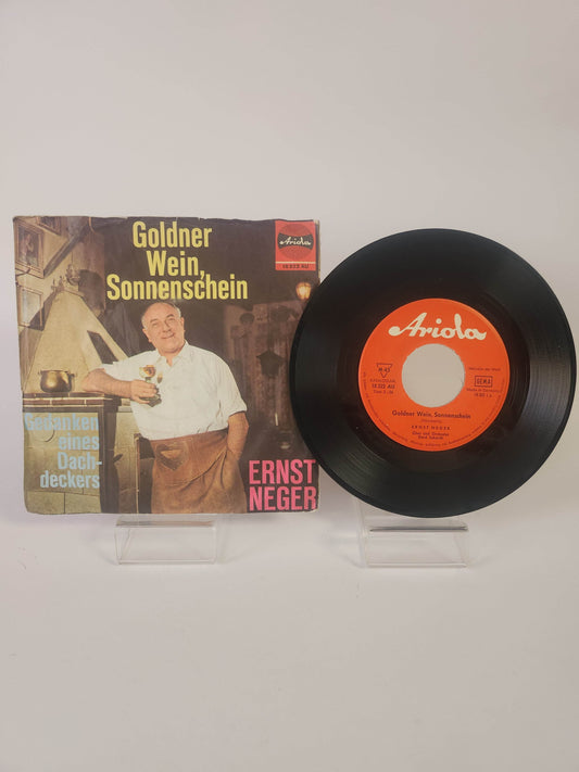 Ernst Neger: Goldner Wein, Sonnenschein Single Vinyl - Feniks Gameshop